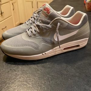 Nike Air Max 1 Fuse Matte Silver 543213-016 Size 13